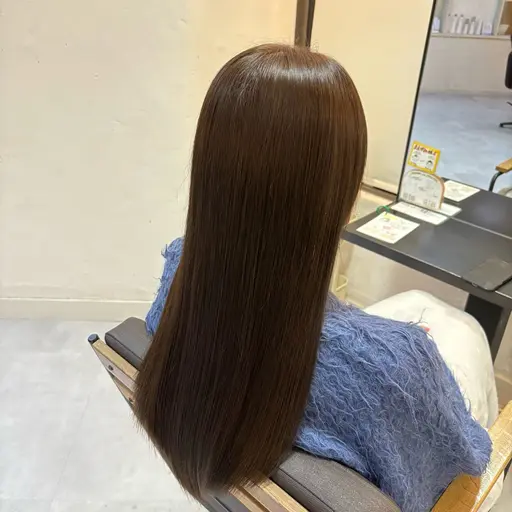 ブリーチなしのワンカラー💜