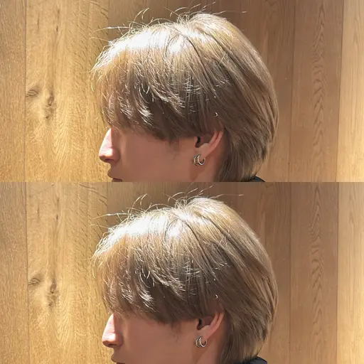 【メンズ限定⚡️】カット+ブリーチ+オンカラー（Wカラー）