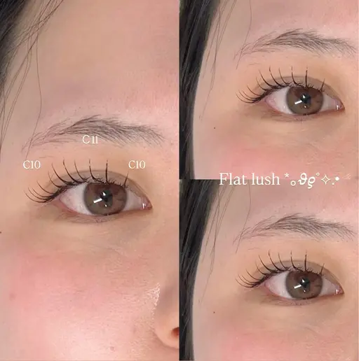 🤎フラットラッシュ70​〜​90本（30分と記載がございますが、60分ほどの施術となります。）リペア、オフなしの方のみ