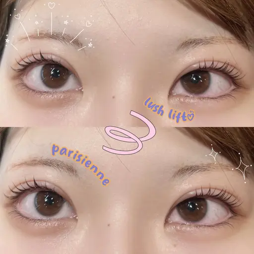 🌷パリジェンヌ🌷上下メニュー