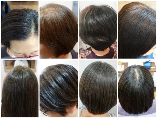 《ヘナ染め　》初心者さん向けデビューコース(3回セット)細毛や地肌が弱い人におすすめの天然ハーブ染料を使います。