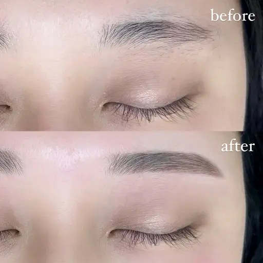 アイブロウスタイリング WAX脱毛1回(メイク込み)