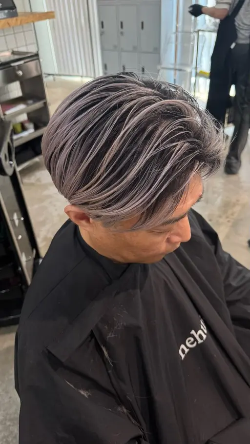 【初ブリーチも大歓迎!】メンズバレイヤージュ/シャドールーツ