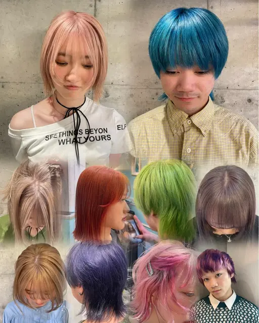 🉐赤字覚悟❣️春限定メニューブリーチしたい方❣️似合わせカット🫧+🌈ブリーチカラー🌈+ナノスチームトリートメント