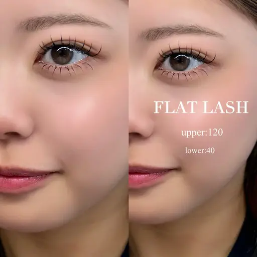✨高持続LED ✨FLAT LASH🌾上120本+下40本🫧🫧L.LC.LDカール+550円