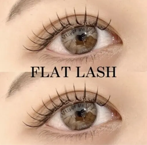 【フラットラッシュ】＊100本 + コーティング 🌷