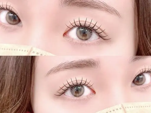 まつ毛パーマ&アイブロウwax脱毛 無料モデル