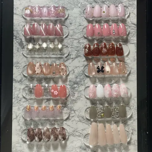 【オフなし、小パーツ3個まで追加無料】人気No.1✨14種定額デザイン✨長居駅徒歩7分駅チカ