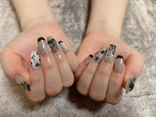 🤍持ち込みデザイン✨10本アート✨パーツ付け放題