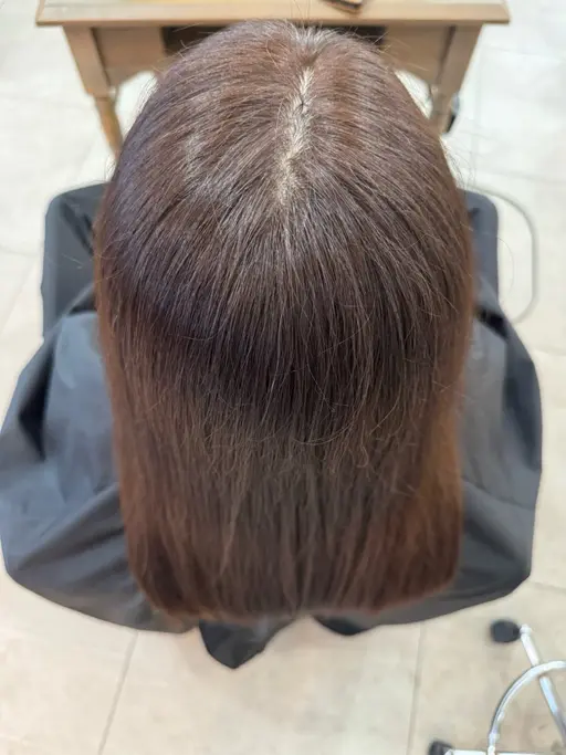 白髪染めリタッチ+トリートメント