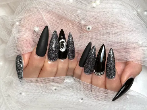 3月限定✨️❤️🔥ロングネイル💅🏻💞アプレ10本長さ出し+シンプルコース