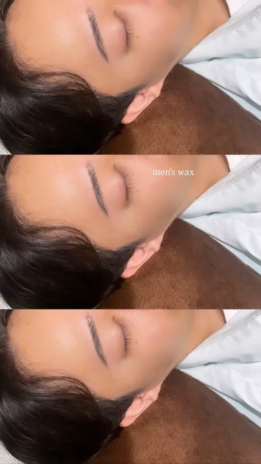 メンズアイブロウwax✨✨【毛抜きなし】