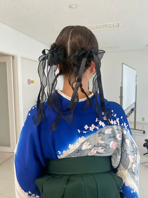 卒業式クーポン🌸【袴着付け＆ヘアセット】早朝OK👌ペア割あり👌※詳細確認お願いいたします❣️