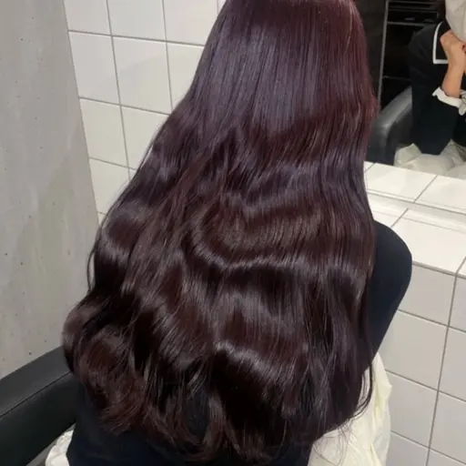 🍫暗めで可愛くしたい方🍫【💍圧倒的透明感カラー➕オリジナルTr➕炭酸spa💍】ワンカラーでできる暗髪✧︎*。