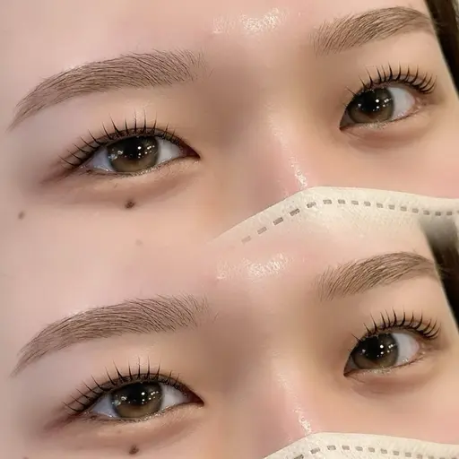 🤍ミニモ限定クーポン🤍美眉スタイリング×上まつ毛パーマ