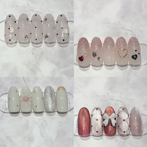 \人気No.1/トレンドアート💛 【定額/スタンダードコース】色変更・パーツ位置変更可︎︎︎︎︎︎︎✿オフ込み