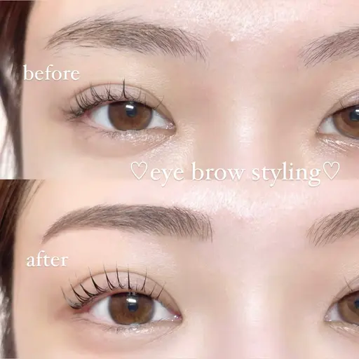 🫧アイブロウスタイリング🫧(Wax +カット+毛抜き)