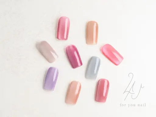 【オフ無料】ラメグラデーション、ワンカラー、マグネット