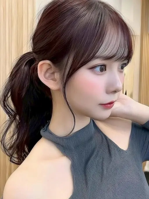 前髪＋顔周りカット🤍