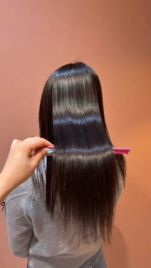 【本日、明日限定ゲリラクーポン】カラー＋酸性ストレート