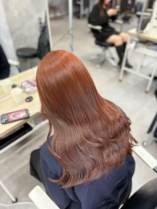 🍒ブリーチ無しダブルカラー🍒ワンカラーよりも発色よく明るく、ブリーチよりもダメージレスな仕上がりに！