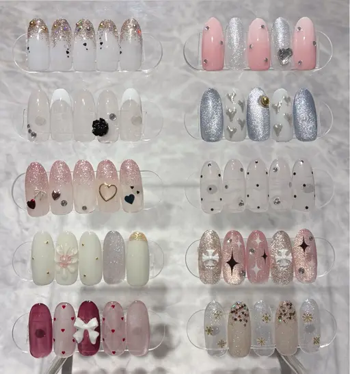 \人気No.1/トレンドアート💛 【定額/スタンダードコース】色変更・パーツ位置変更可︎︎︎︎︎︎︎✿オフ込み