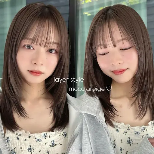 〈  💘人気no.1💘  〉カット+艶カラー+艶トリートメント🫧