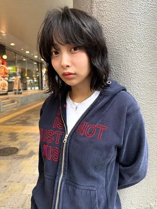 カット＋パーマ［くせ毛風/コテ巻］🌀