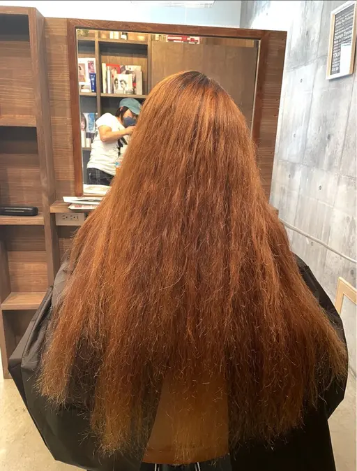 ミニモ学割【ビビビ~祭の様に毛先チリチリに傷んだ髪の方対象】カット+ヴィラロドラオーガニックカラー+超音波tr