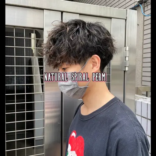 【 メンズ限定✨️カット+パーマ クーポン 】 パーマで垢抜けヘ🪽🫧前日と当日予約禁止です🙅🏻