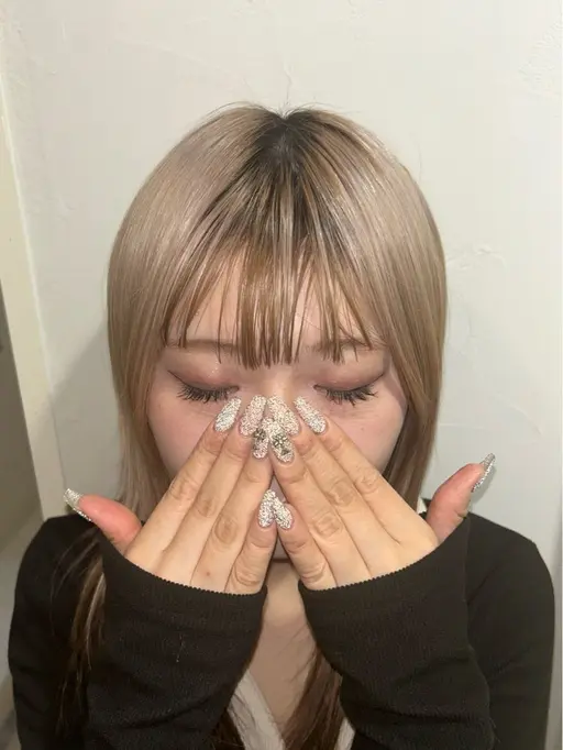 🪐 . マツエク 80本 付け放題( フラットラッシュ変更 + 1100 )