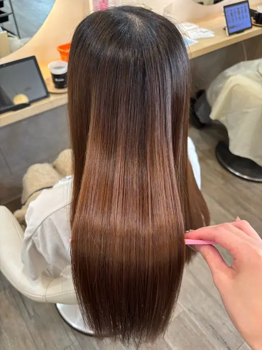 【ミニモ限定✨️】朝のセットが時短に！さら艶縮毛矯正🪽(カット無し🙅‍♀️)