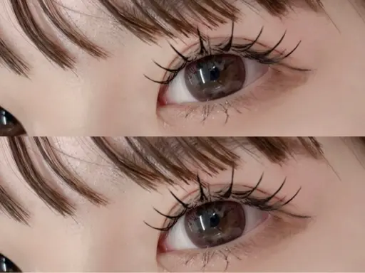 【オフなし】フラットラッシュマツエク🎀120本(片目60本)⭐️コーティング付🫧¥2700