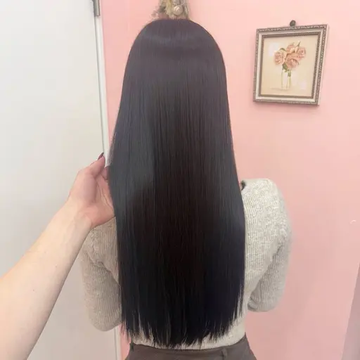 似合わせカット✂️+プレミアムケアカラー+髪質改善ストレート🫧【トリートメント付き】