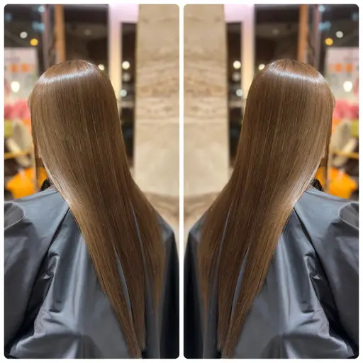 {✨ガンコなうねり、これで解決っ‼️✨}プレミアム縮毛矯正&カット&コーティングトリートメント