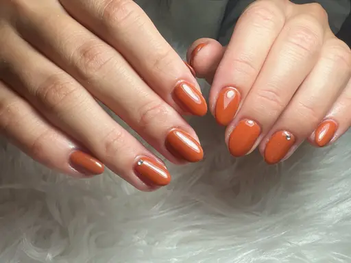 【ストーン2粒付★】ワンカラーorラメグラテーション60分 ¥3990