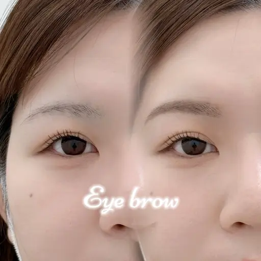 【アイブロウモデル】眉パーマ×ワックス脱毛