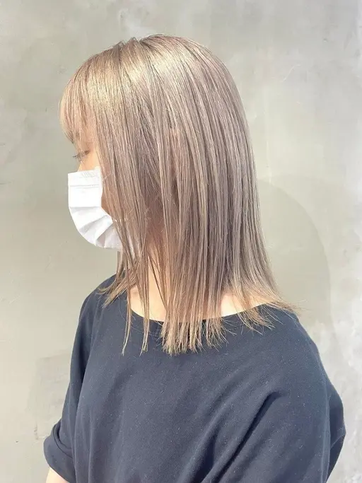 🎼 ₊‧˚扱いやすさUP💫メンテナンスカット➕ワンカラー(ブリーチなし)➕韓国式水トリートメント付🩶