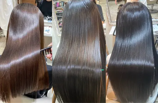 【人気NO.1髪質改善縮毛矯正】🌟【初回限定】酸性ストレート＋カット＋髪質改善トリートメント✂️🧴✨髪質改善