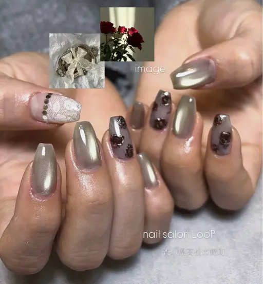 リピート多数🔁デザイン持込お任せnuance 4art 【オフ込み】/いろんなアートを楽しみたい方に◎♡