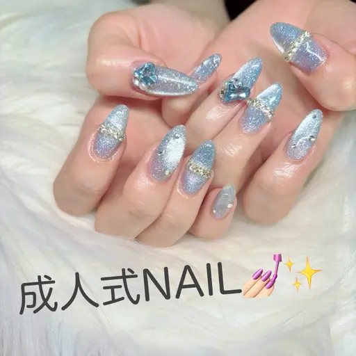 【学割U20】成人式を迎える方限定㊗️時間内アート・パーツ付け放題💅🏻✨️