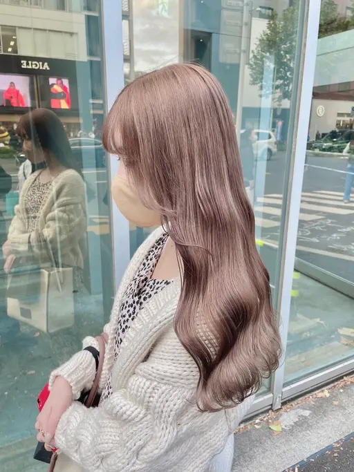 人気NO.1🌟ケアブリーチを使った☘️ブリーチありのダブルカラー✨+クイックtheaterトリートメント