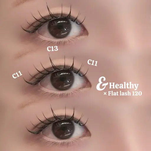 🎖人気No1🎖 💟&Healthy×フラット120💟【束感仕上げ✨】 再来様+1000円