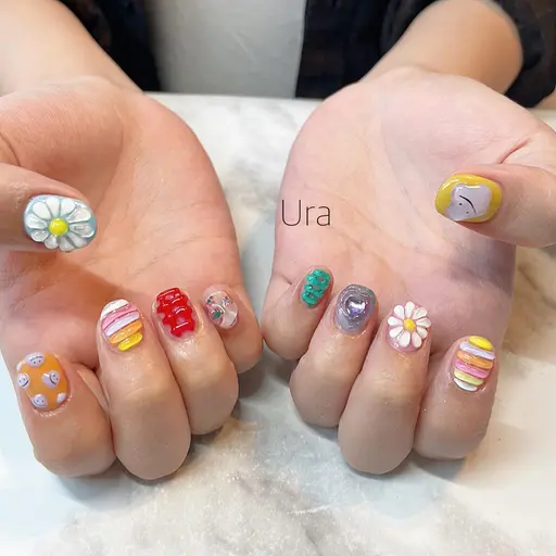 【オフなし】120分 持ち込み画像コース パラジェルベース使用  画像持ち込み可 マグネット可 やり放題