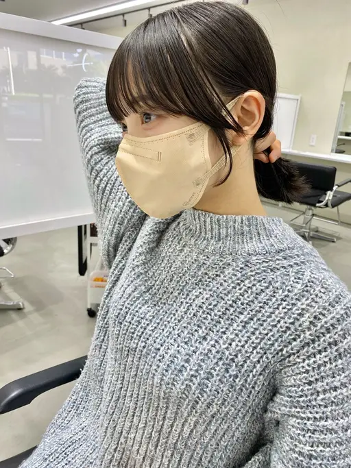 前髪、小顔顔まわりカット