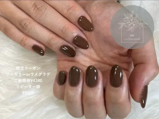 ワンカラーorラメグラデーション