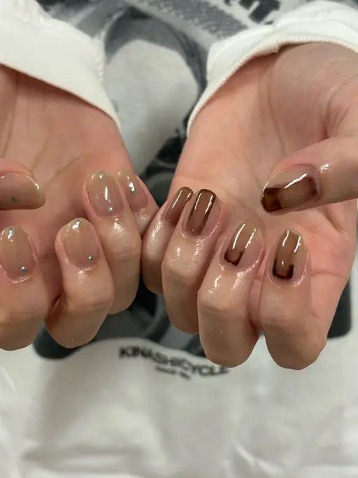 【限定価格】［オフあり］60minデザイン🎨ニュアンス/シンプルネイル/当日お持ち込み🙆🏻‍♀️フィルイン