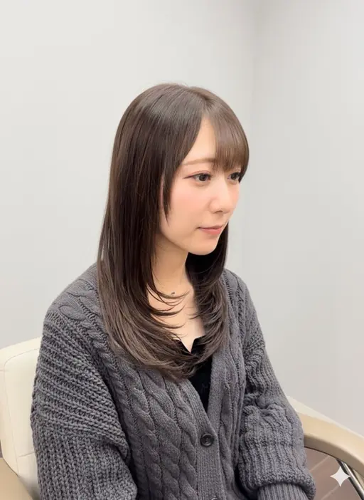 《似合わせの高発色カラー》似合わせカット＋ワンカラー☀️＋ナノバブルケア🫧＋スタイリング🌈