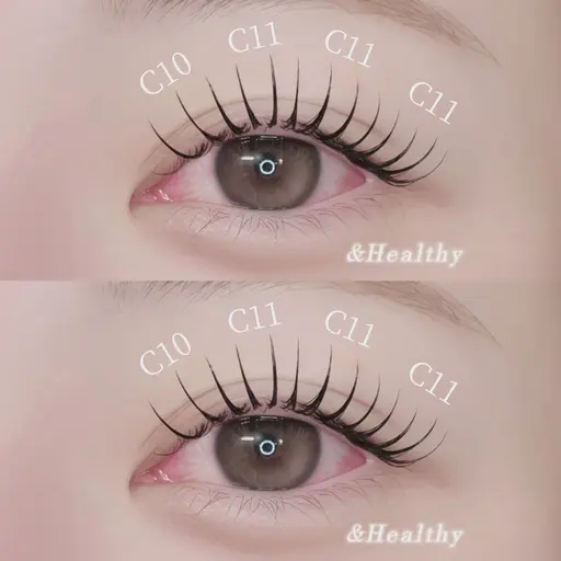 🔥&Healthy/アンドヘルシー🔥LED フラットラッシュ100本＋パーマ＋シャンプー   オフ無料