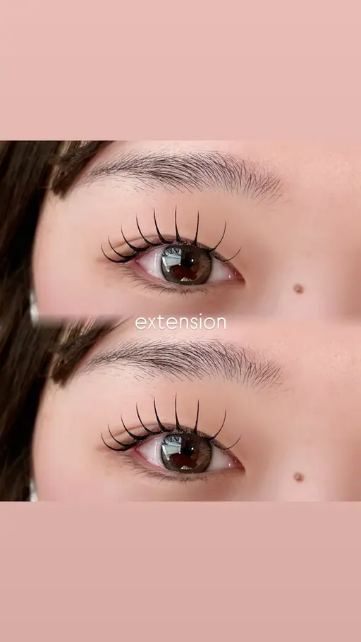 韓国風束感🪷"Lカール フラットラッシュ100本"